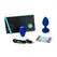 b-Vibe Vibrating Jewel Plug L/XL Navy - Silicone, Rechargeable, 15 Modes