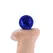 b-Vibe Vibrating Jewel Plug L/XL Navy - Silicone, Rechargeable, 15 Modes