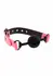 TABOOM Glow in the Dark Ball Gag Adjustable Silicone Black