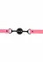TABOOM Glow in the Dark Ball Gag Adjustable Silicone Black