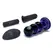 Glas Vibrating Beaded Plug - Glass, Rechargeable, Remote Control, 9 cm