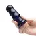 Glas Vibrating Beaded Plug - Glass, Rechargeable, Remote Control, 9 cm