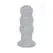 Glas Vibrating Beaded Plug - Glass, Rechargeable, Remote Control, 9 cm