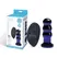 Glas Vibrating Beaded Plug - Glass, Rechargeable, Remote Control, 9 cm