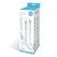 Glas Ribbed Glass Intimate Device 8” - Textured, Transparent, G-Spot Curve