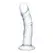 Glas Curved Glass Model with Vein Details 18cm - Transparent, Anatomical Shape