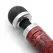 Doxy Number 3 Wand Massager Rose Pattern EU Plug 28cm Metal Body