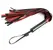 Sportsheets Saffron Series Flogger - Long Faux Leather, Metal Handle