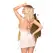 Penthouse Sweet & Spicy White Mini Dress Set L/XL - Elegant Mesh Design