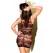 Penthouse Eye-Catcher Black Dress XL High-Neck Criss Cross Design