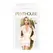 Penthouse Sweet Retreat Kimono Lace White XL Satin Belt Set