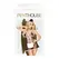 Penthouse Teaser Mesh Babydoll Set Black L/XL with Lace Details