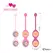 FeelzToys FemmeFit Advanced Pelvic Muscle Training Set 3 pcs - Silicone Weighted Balls