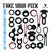 Velv'Or Rooster Hawk Silicone Ring - Flame Design, Universal Size