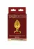 TABOOM Plug With Diamond Jewel M Gold Aluminium Red Crystal