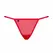 Obsessive Giftella Thong Red S/M - Decorative Mesh Lingerie