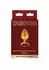 TABOOM Plug With Diamond Jewel S Gold Aluminium Red Crystal