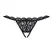Obsessive 831-THC-1 Lacy Crotchless Thong S/M with Decorative Bows