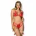 Obsessive Giftella L/XL Lingerie Set Red - Adjustable Bra & Thong