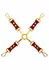 TABOOM Hogtie Restraint System - Durable Bondage Connector, Black