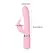 Pillow Talk Lively Pink Dual Motor Massager with Rotating Shaft