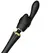 ZALO Kyro Wand Massager Obsidian Black, Direct Power, Silicone, Large