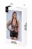BACI Halter Mini Dress Black OS - Mesh & Fishnet Modern Design