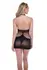 BACI Halter Mini Dress Black OS - Mesh & Fishnet Modern Design