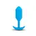 b-Vibe Vibrating Snug Plug 3 Blue - Weighted Silicone Model 160g