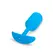 b-Vibe Vibrating Snug Plug 3 Blue - Weighted Silicone Model 160g