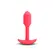 b-Vibe Vibrating Snug Plug 1 Orange - Weighted Silicone Model 62g
