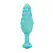 b-Vibe Texture Plug Bump Mint - Silicone Anal Plug with Vibrating Function
