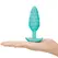 b-Vibe Texture Plug Bump Mint - Silicone Anal Plug with Vibrating Function