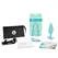 b-Vibe Texture Plug Bump Mint - Silicone Anal Plug with Vibrating Function