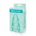 b-Vibe Texture Plug Bump Mint - Silicone Anal Plug with Vibrating Function