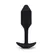 b-Vibe Vibrating Snug Plug 2 Black - Weighted Silicone Model, 112g