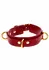 TABOOM D-Ring Collar Deluxe Adjustable Black Vegan Leather