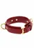 TABOOM D-Ring Collar Deluxe Adjustable Black Vegan Leather