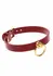 TABOOM O-Ring Collar Vegan Leather Adjustable Black 8713221824295