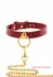 TABOOM O-Ring Collar Vegan Leather Adjustable Black 8713221824295