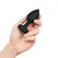 b-Vibe Vibrating Jewel Plug M/L Black Diamond - Silicone, 15 Modes