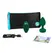 b-Vibe Vibrating Jewel Plug M/L Emerald - Silicone, 15 Modes, USB Rechargeable