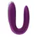 Satisfyer Double Fun Violet - Interactive Intimate Device for Couples