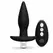 Fifty Shades of Grey Relentless Vibrations Remote Silicone Plug Black