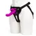 Happy Rabbit Vibrating Strap-On Harness Kit Purple Silicone 15 Modes