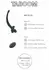 Taboom Puppy Play Wiggle Tail Silicone Remote-Controlled Black M