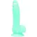 Addiction Luke 19 cm Glow-in-the-Dark Blue Silicone Model with Suction Base