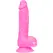 Addiction Brandon 19 cm Glow-in-the-Dark Silicone Model Pink