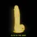 Addiction Brandon 19 cm Glow-in-the-Dark Silicone Model Pink