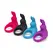 Happy Rabbit Rechargeable Blue Vibrating Ring with Dual Stimulating Ears